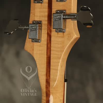 1973 Rickenbacker 4001 Bass Mapleglo w/original Toaster pickup FLAME MAPLE NECK! image 20