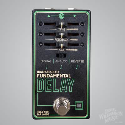 Walrus Audio Fundamental Series Delay Guitar Effects Pedal. USED image 1