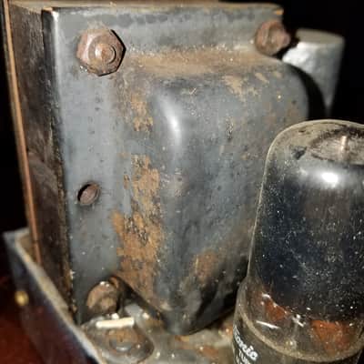 Craftsmen Rare mono tube amp dual 6W6 10 watt C450 1954 - chrome image 6