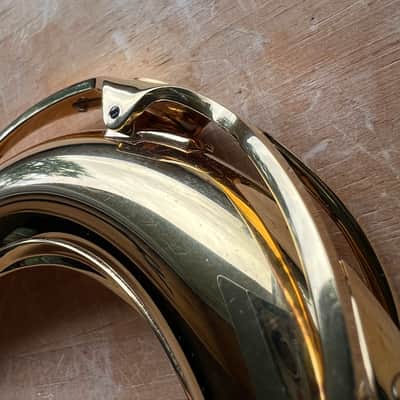 Yamaha Custom F1 Tenor Sax Neck - Gold Plated image 7