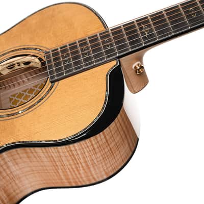 Cort GOLDPASSION Modern Concert Body Torrefied Solid Engelmann Spruce Top Hard Maple Neck 6-String Acoustic-Electric Guitar w/Hard Case image 9