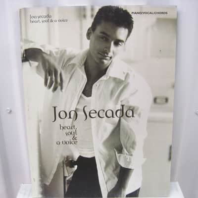 Jon Secada Heart Soul & A Voice Piano Vocal Guitar Chords Sheet Music Song Book Songbook image 1