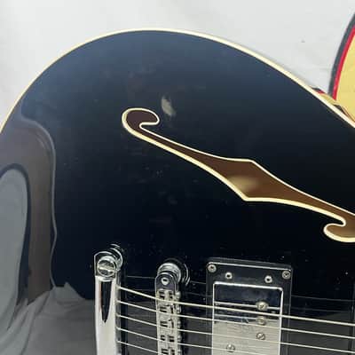 Fender Starcaster Semi-Hollow Body Electric Guitar - Black image 4