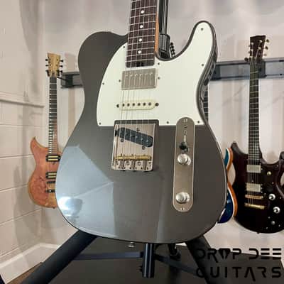 Schecter Custom Shop PT Wembley Studio Electric Guitar w/ Case-Charcoal Metallic Aged Nitro image 4