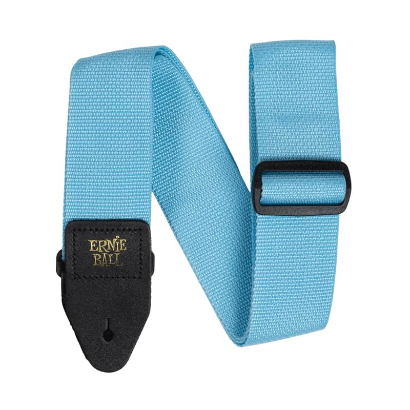 Ernie Ball 5377 Breaker Blue Adjustable 2" Wide Polypro Guitar or Bass Strap image 1
