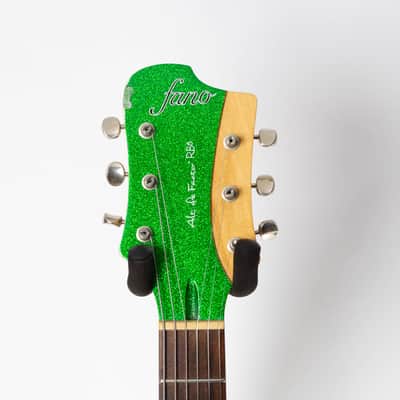 Fano Alt De Facto RB6 Thinline 2023 Candy Green Sparkle Light Distress image 4