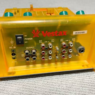Vestax PMC-005A MKⅡ Yellow Translucent DJ Mixer | Reverb