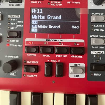 Nord Electro 6D SW73 Semi-Weighted 73-Key Digital Piano 2018 - 2022 - Red image 5
