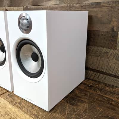 B&W Bowers And Wilkins 606 S2 Anniversary Ed. Speakers - White - Open Box image 4
