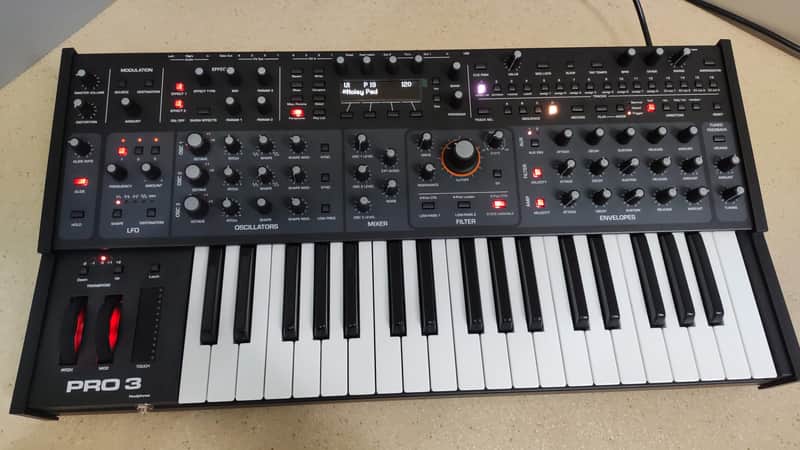 Sequential Pro 3 Synth + professional bag and custom wood side image 1
