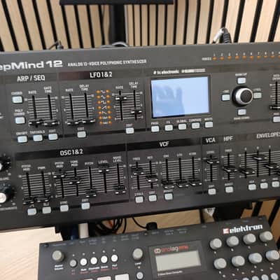 Behringer DeepMind 12D Desktop 12-Voice Polyphonic Analog Synth Module 2016 - Present - Black image 4