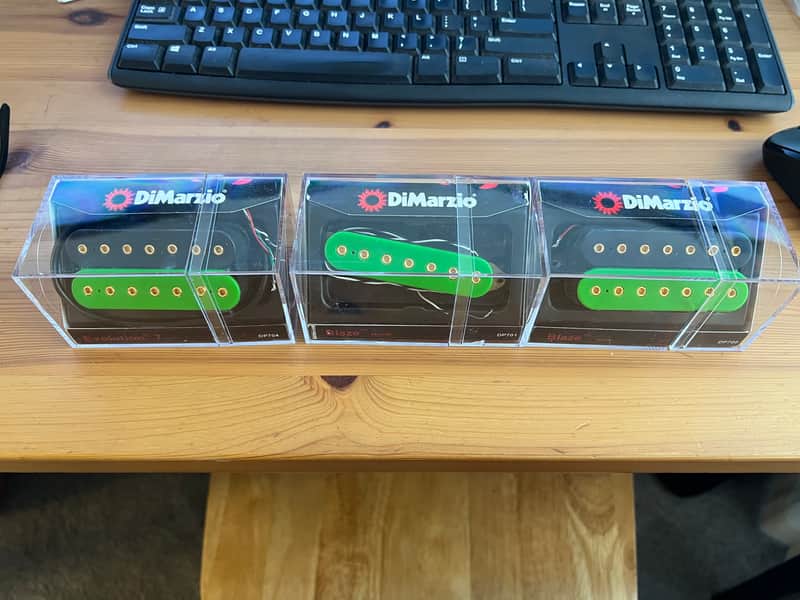 Dimarzio custom Steve Vai Blaze and Evolution 7 string pickup set. For direct mount only. image 1