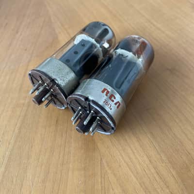 Vintage Matched Pair RCA 6550 KT88 Dual Getter image 1