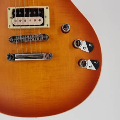 ESP LTD EC-1000T Guitar w/ Fishman Pickups - Honey Burst Satin image 2