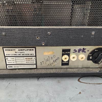 Vintage 1980 Hiwatt DR504 Custom 50 - No Tariffs image 8