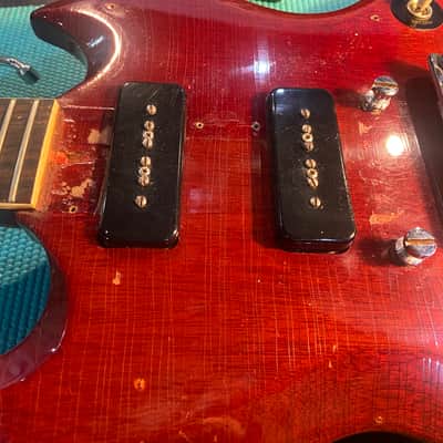 1966 Gibson SG Special Vintage Cherry Made In Kalamazoo Small Guard Electric Guitar! image 21