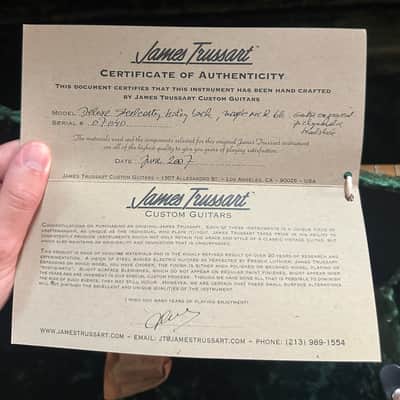 2007 James Trussart Deluxe Steelcaster image 12