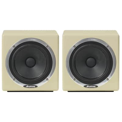 Avantone MixCubes Active Mini-Reference Monitors (Cream) image 1