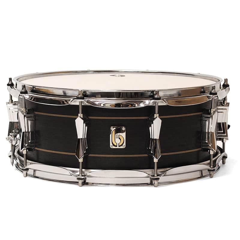 British Drum Company Merlin 14x5.5" 10-Lug Maple / Birch Snare Drum image 2