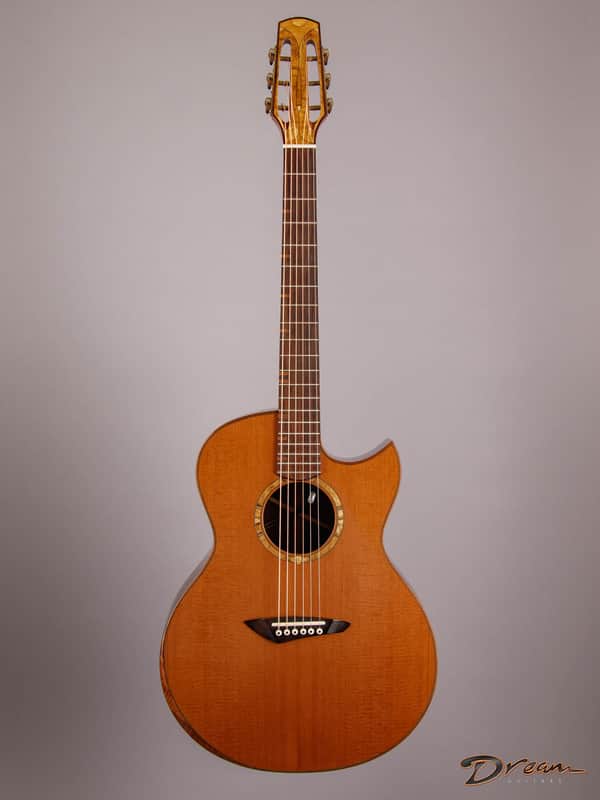 2012 Bashkin Grand Concert, Brazilian Rosewood/Lucky Strike Redwood image 1