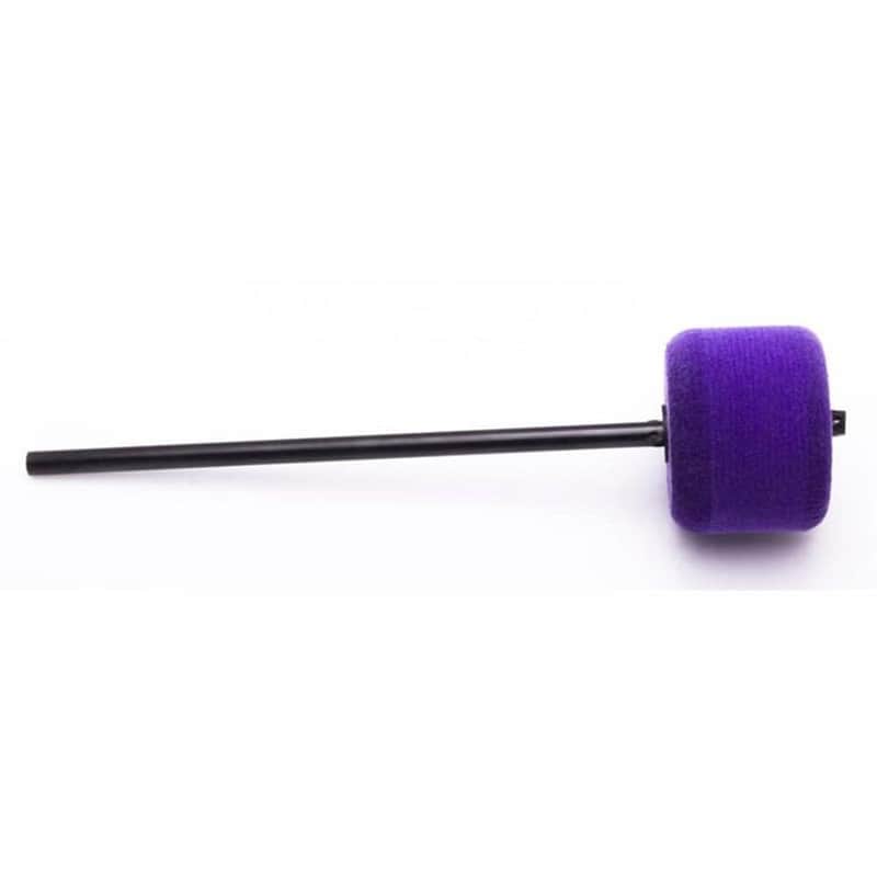 Danmar Purple Felt Bass Drum Beater, Black Shaft image 1