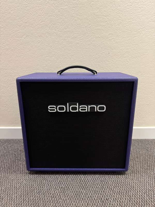 Soldano 1x12 Open Back Guitar Speaker Cabinet - Purple image 1