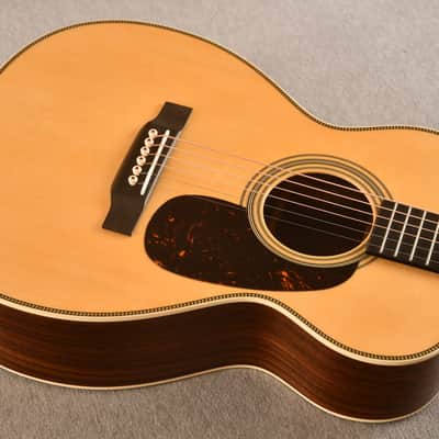 Martin Custom Shop 0 28 Parlor Style Bearclaw Italian Alpine Wild Rosewood #2884374 image 6