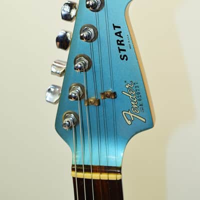 Vintage 1980 Fender "The Strat" Stratocaster Electric Guitar, Rosewood Fingerboard, Lake Placid Blue w/ Case image 11