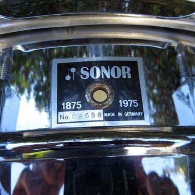 SONOR Phonic D505 1975 anniversary 14”x5”,75. Vintage. image 6