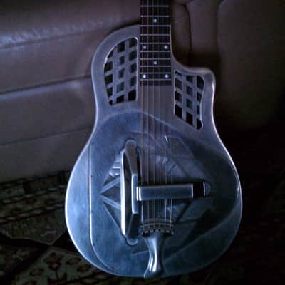 National Reso-Phonic NRP Steel Tricone Cutaway 2023 Rubbed Nickel image 4