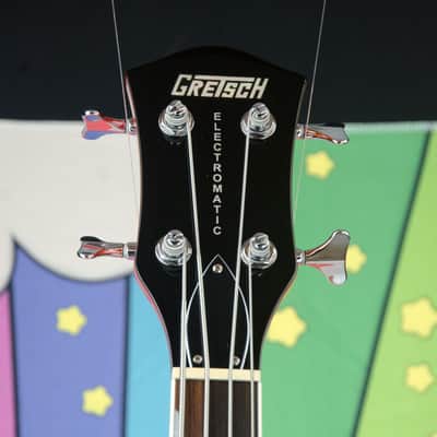 Used Gretsch G5123B Limited Edition Electromatic Bass, Orange, Hard Case image 4
