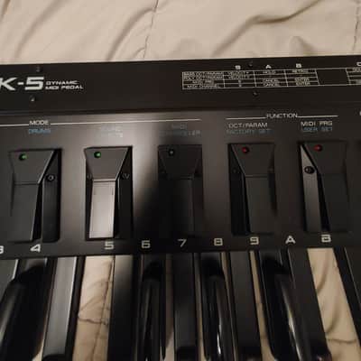 Roland PK-5 Dynamic MIDI Pedal Controller 1990 - 2005 - Black image 3