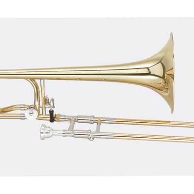 Blessing Tenor Trombone, .547" Bore, Open Wrap, F Rotor, Yellow Brass Bell image 3