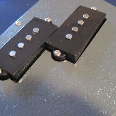 P Bass Squier Affinity Precision Bass Body, Blue-cool pickguard & mods! Alder image 9