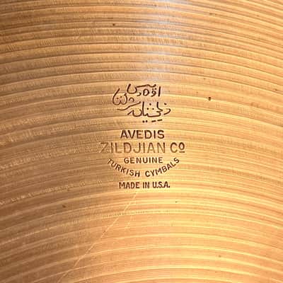 Gorgeous 1960s Vintage Zildjian 22” BIG Light Crash Ride 2846 g Hand Hammered Smooth Dark Crashable image 3