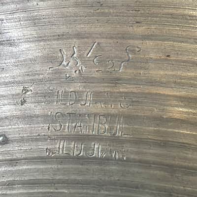 Vintage 22" K. Zildjian Intermediate Stamp Ride Cymbal 2643g Tony Williams image 7