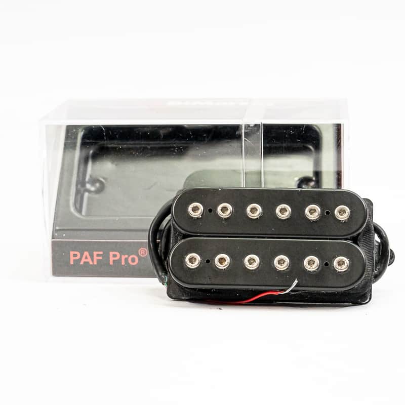DiMarzio DP151 PAF Pro Humbucker Pickup Black w/ Nickel Poles 4-Conductor image 1