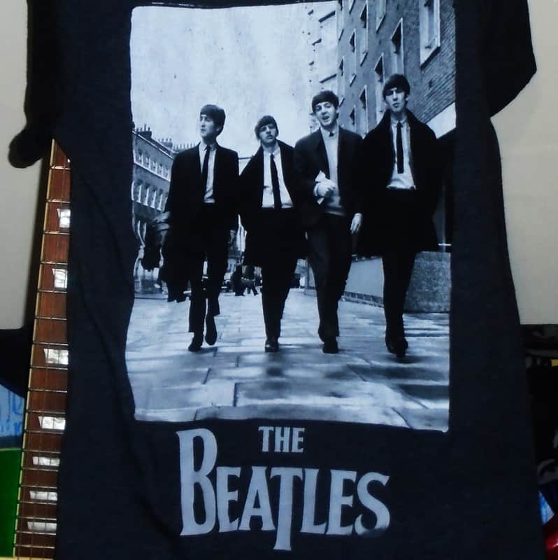 beatles bbc live lp art official M tee - fab four revolution dear prudence love pop guitar image 1
