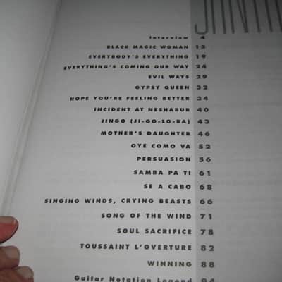 Carlos Santana Santana's Greatest Hits 95 Pages image 4