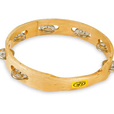 Latin Percussion CP389 CP 10" Headless Single-Row Wood Tambourine