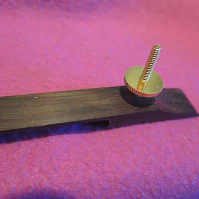 NOS Gibson rosewood bridge assembly base + wheels for L5 Super 400 byrdland 137 L4 archtop ces abr1 image 6