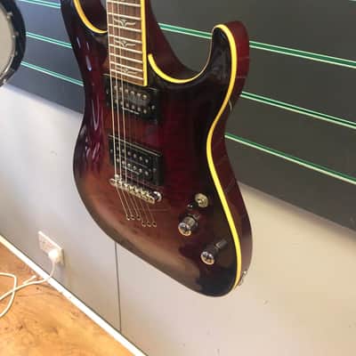 Washburn X-50 Quilted Wine Burst 2004 Electric Guitar image 4