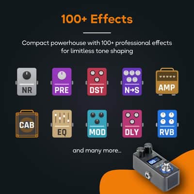 Valeton GP-5 Compact Multi-Effects Processor – SnapTone & IR Loader, 100+ Effects, Bluetooth, USB Audio Interface image 5