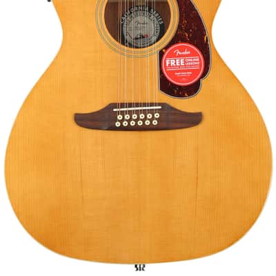 Fender Villager 12-string Acoustic-electric Guitar - Aged Natural image 1