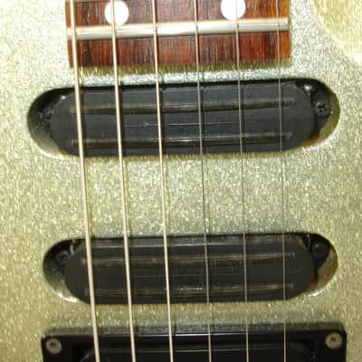 1990 Charvel Fusion Custom Electric Guitar, Rosewood Fingerboard, Gold Sparkle w/ Case image 5
