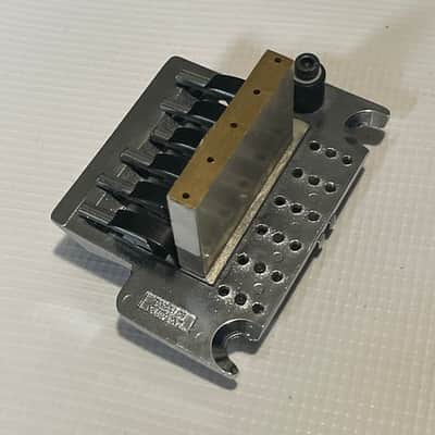 2000's Schaller Original Made in Germany Chrome Floyd Rose Pro Electric Guitar Tremolo Bridge Set & Brass Block image 16