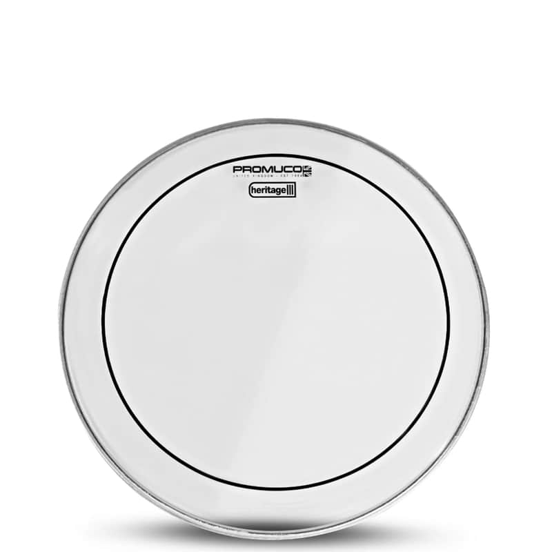 Promuco Heritage Tom Drumhead 2-Ply Oil-Filled Clear - 10" image 1