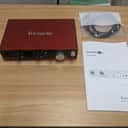 Focusrite Scarlett 2i4 2nd Gen USB Audio Interface 2016 - 2018 - Red / Black