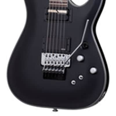 Schecter Damien Platinum 6 FR-S Sustainiac Electric Guitar Satin Black image 1