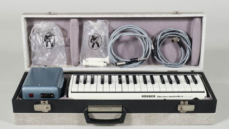 Hohner Electra-Melodica wind synthesizer + hardcase + cables + mouth pieces (serviced) image 1